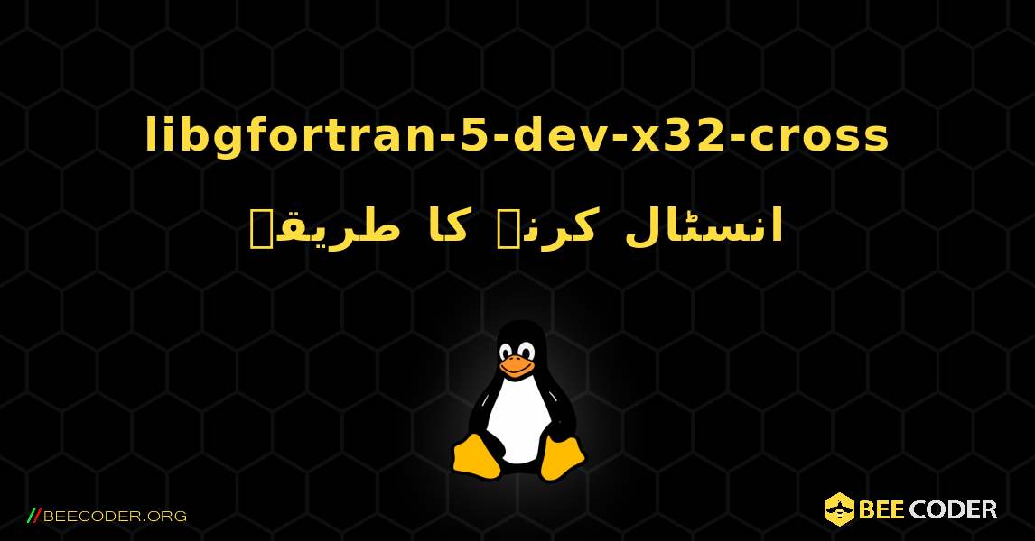 libgfortran-5-dev-x32-cross  انسٹال کرنے کا طریقہ. Linux