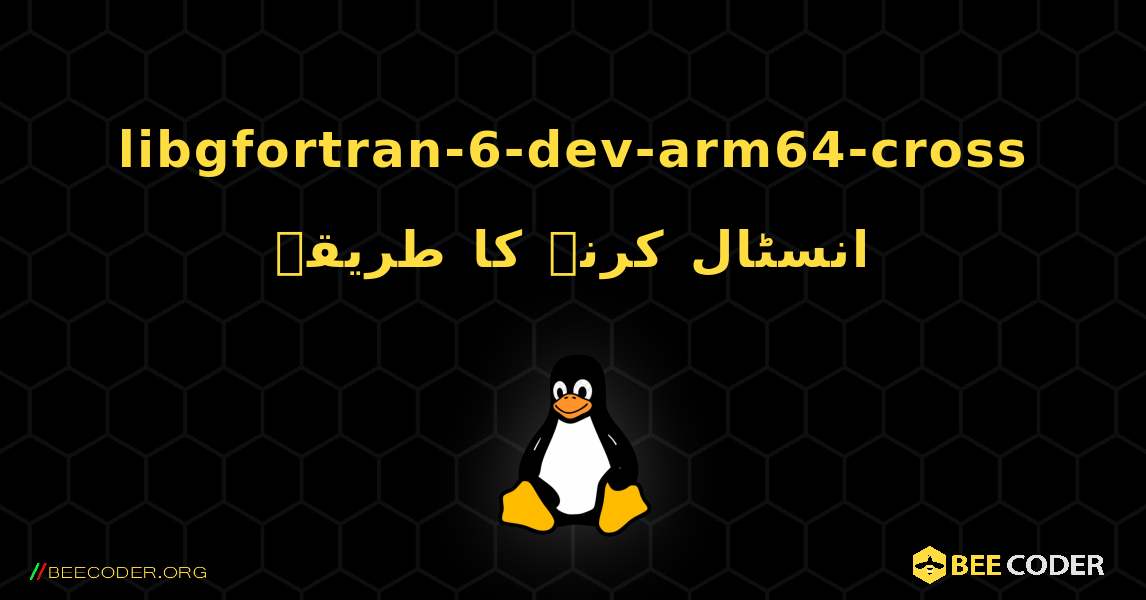 libgfortran-6-dev-arm64-cross  انسٹال کرنے کا طریقہ. Linux