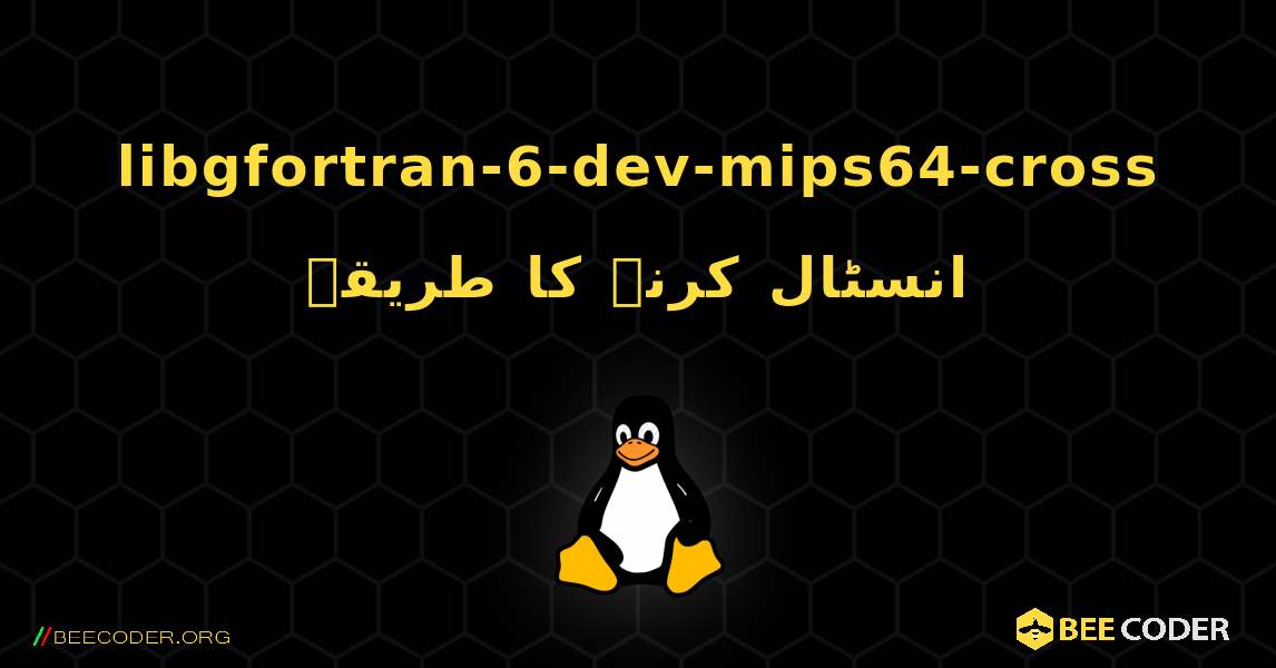 libgfortran-6-dev-mips64-cross  انسٹال کرنے کا طریقہ. Linux