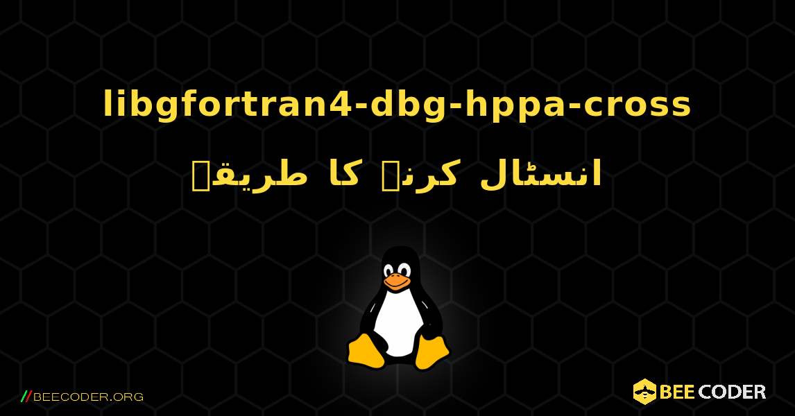 libgfortran4-dbg-hppa-cross  انسٹال کرنے کا طریقہ. Linux