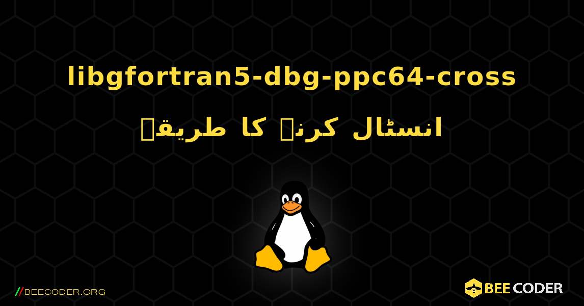 libgfortran5-dbg-ppc64-cross  انسٹال کرنے کا طریقہ. Linux