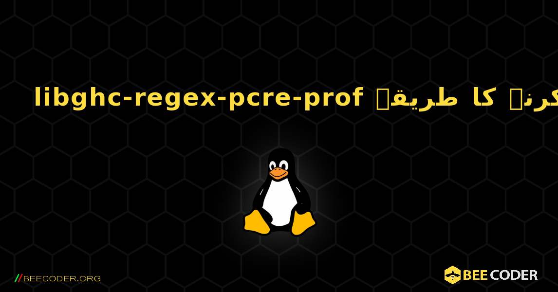 libghc-regex-pcre-prof  انسٹال کرنے کا طریقہ. Linux