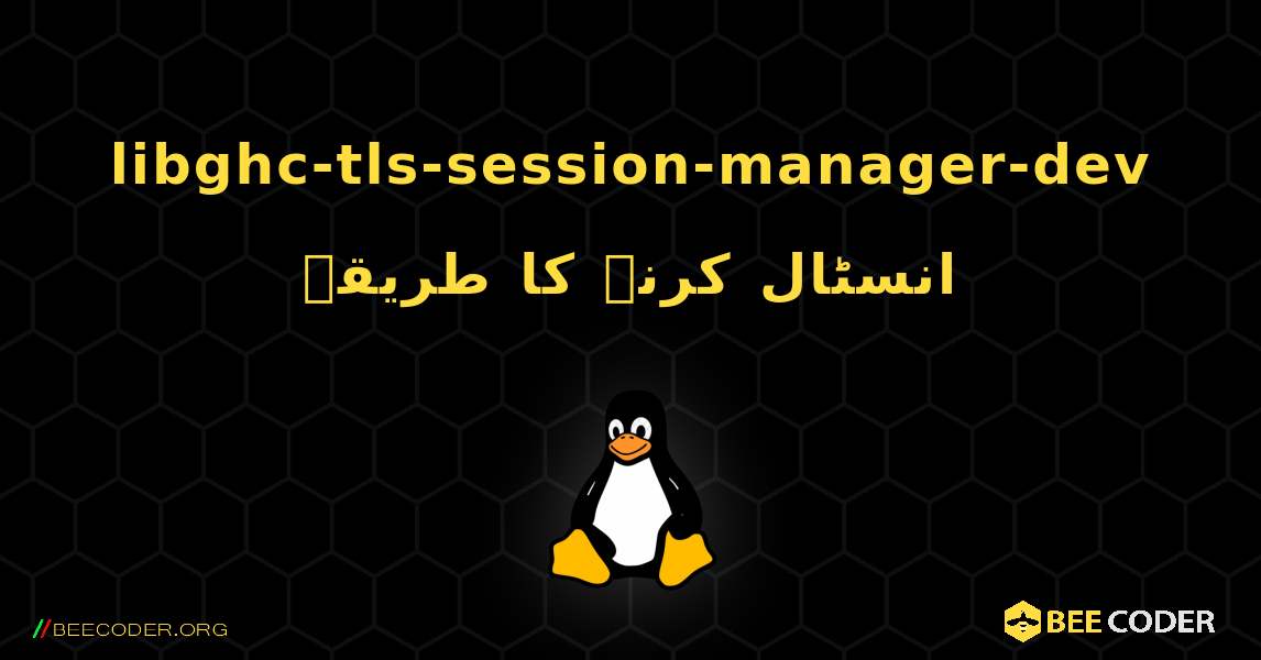 libghc-tls-session-manager-dev  انسٹال کرنے کا طریقہ. Linux