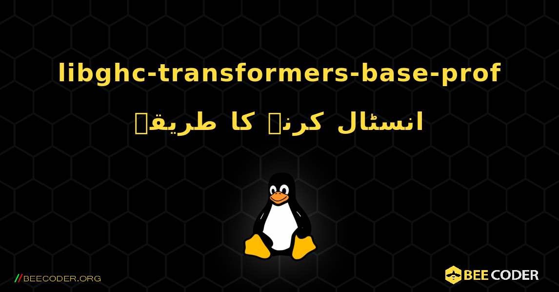 libghc-transformers-base-prof  انسٹال کرنے کا طریقہ. Linux