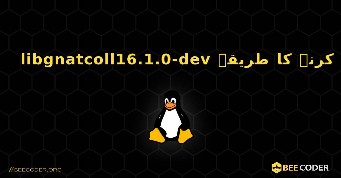 libgnatcoll16.1.0-dev  انسٹال کرنے کا طریقہ. Linux