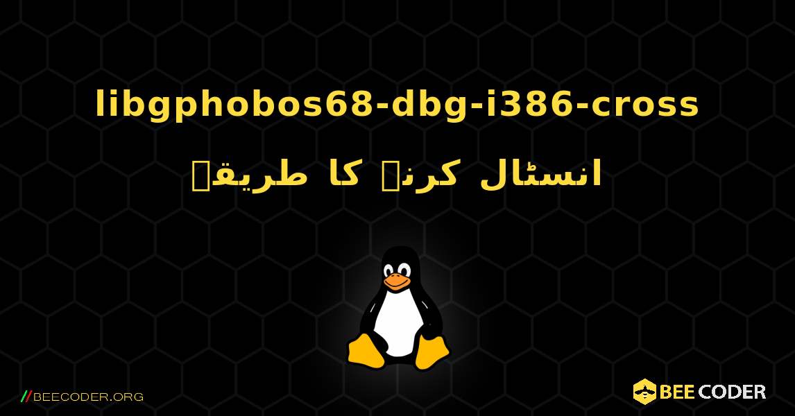 libgphobos68-dbg-i386-cross  انسٹال کرنے کا طریقہ. Linux