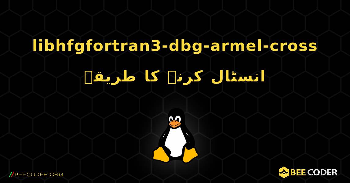 libhfgfortran3-dbg-armel-cross  انسٹال کرنے کا طریقہ. Linux