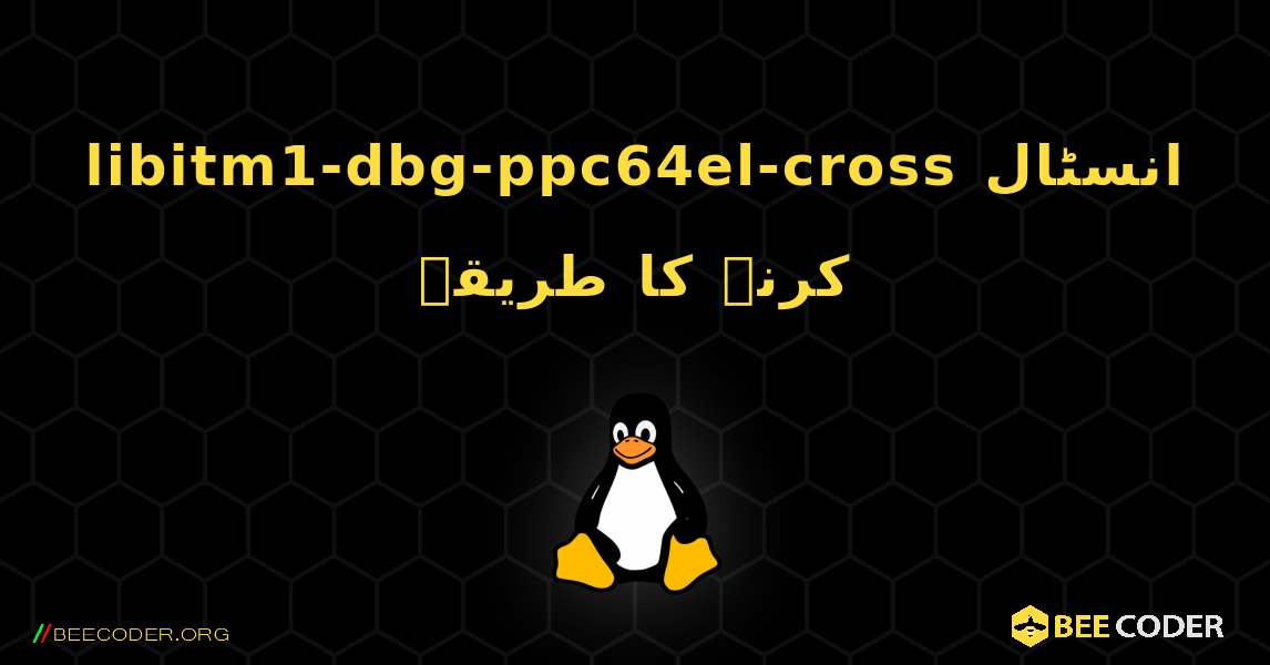 libitm1-dbg-ppc64el-cross  انسٹال کرنے کا طریقہ. Linux
