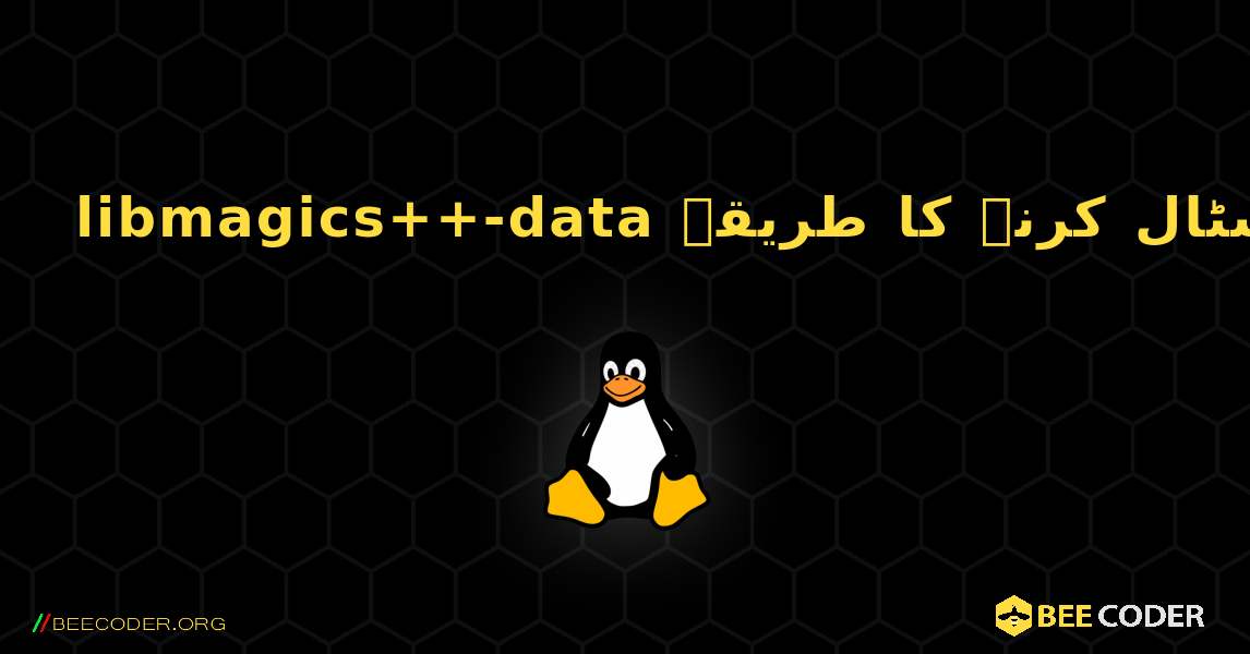libmagics++-data  انسٹال کرنے کا طریقہ. Linux