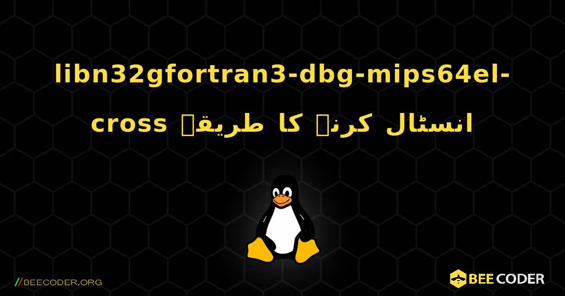 libn32gfortran3-dbg-mips64el-cross  انسٹال کرنے کا طریقہ. Linux