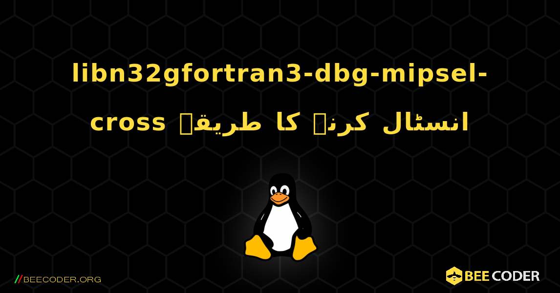 libn32gfortran3-dbg-mipsel-cross  انسٹال کرنے کا طریقہ. Linux