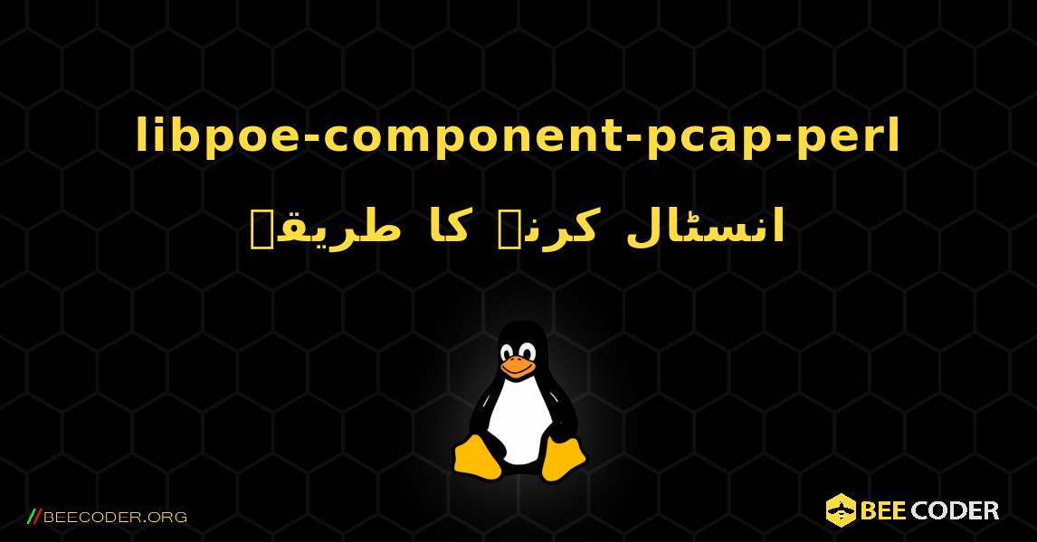 libpoe-component-pcap-perl  انسٹال کرنے کا طریقہ. Linux