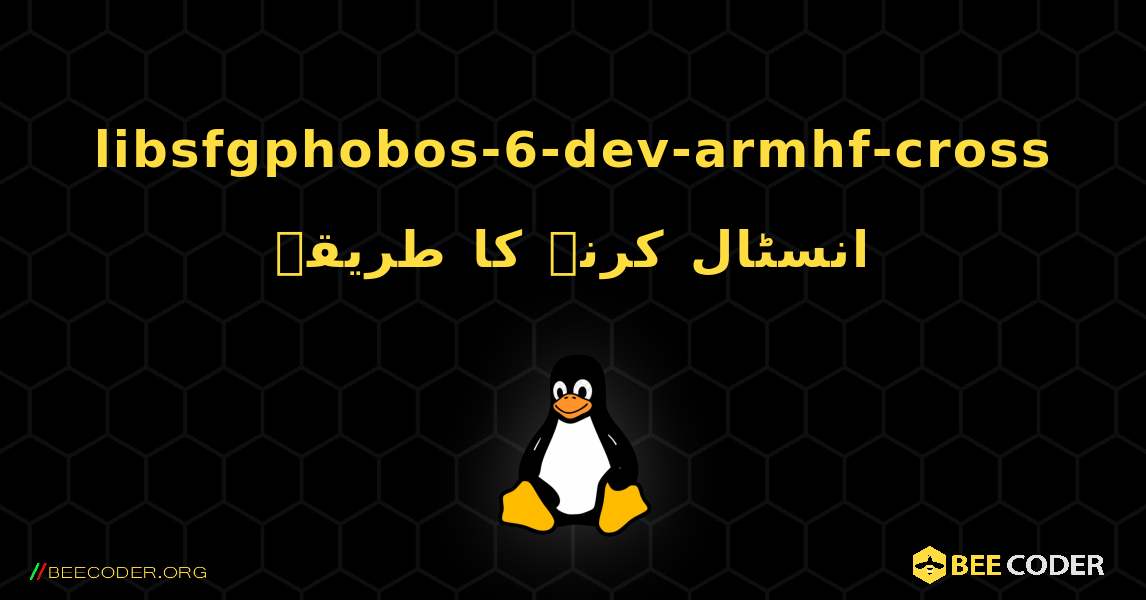 libsfgphobos-6-dev-armhf-cross  انسٹال کرنے کا طریقہ. Linux