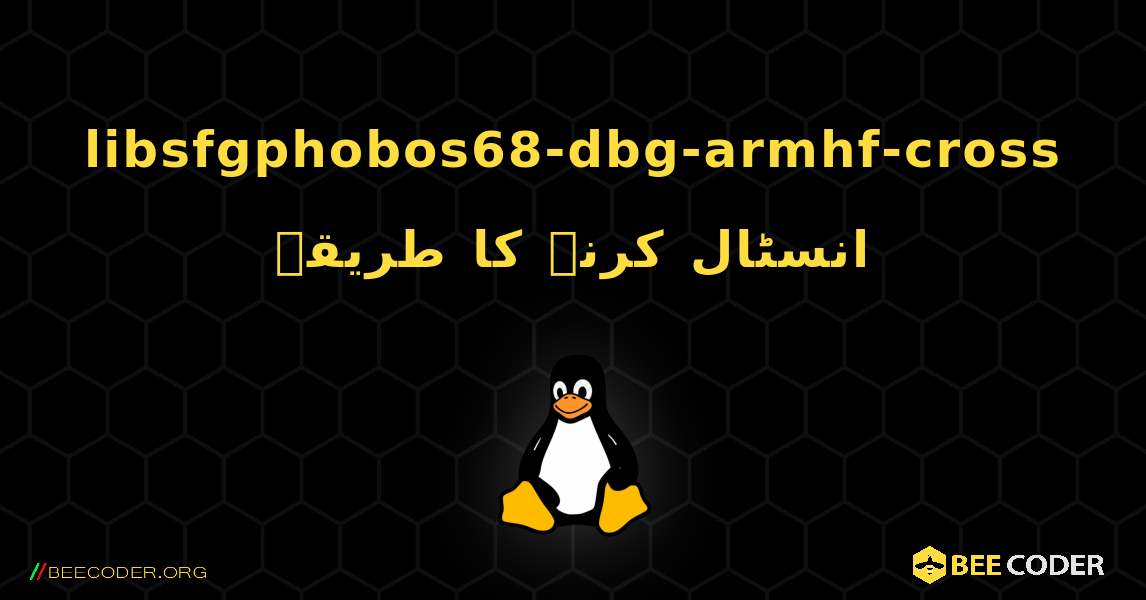 libsfgphobos68-dbg-armhf-cross  انسٹال کرنے کا طریقہ. Linux