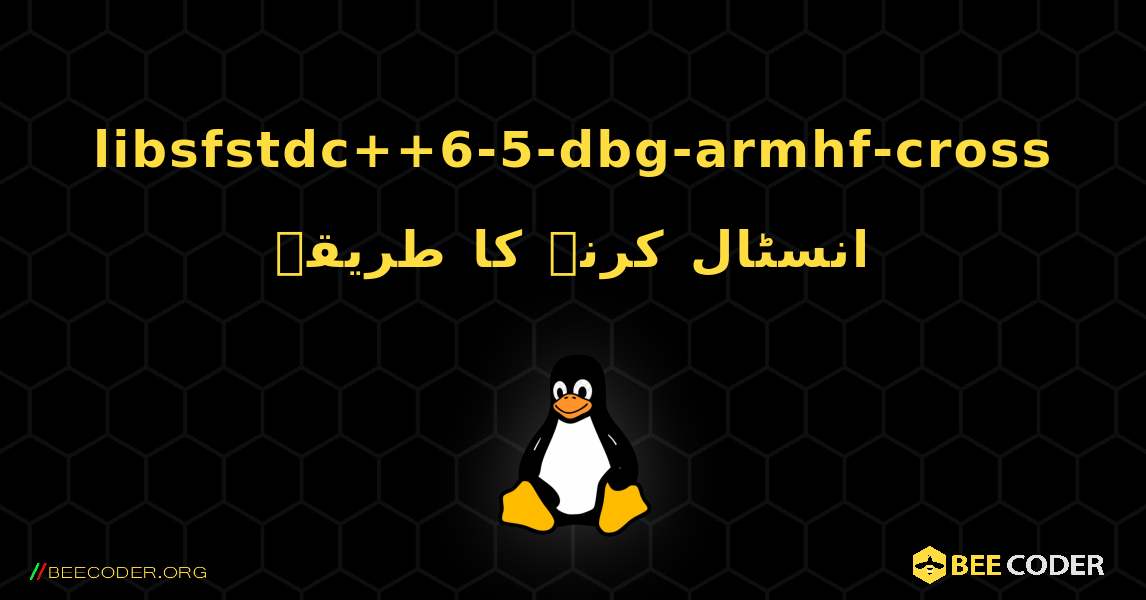 libsfstdc++6-5-dbg-armhf-cross  انسٹال کرنے کا طریقہ. Linux