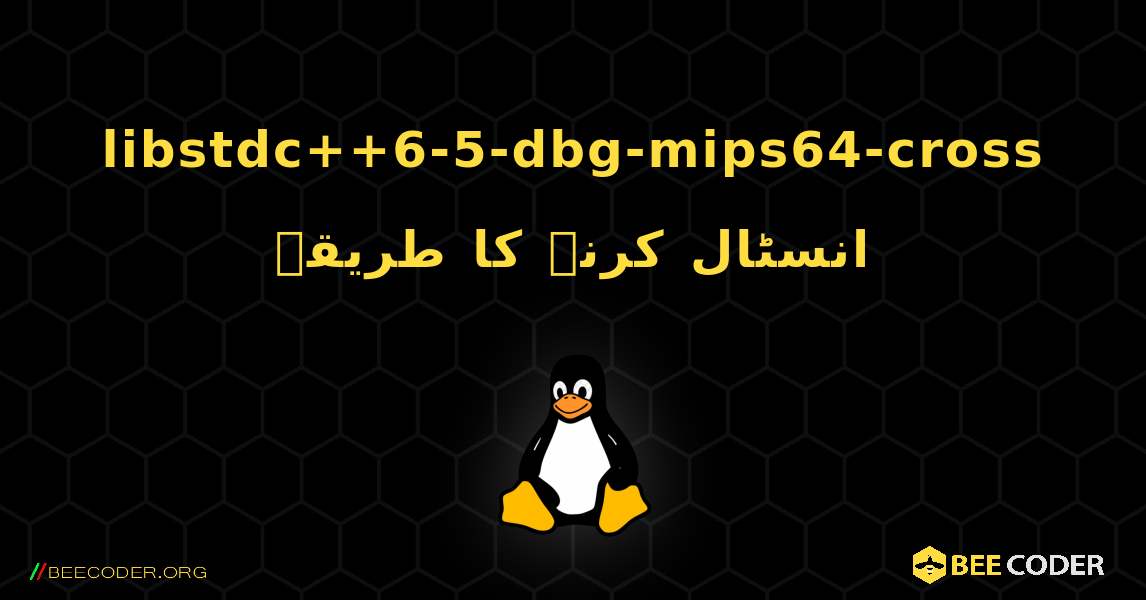 libstdc++6-5-dbg-mips64-cross  انسٹال کرنے کا طریقہ. Linux