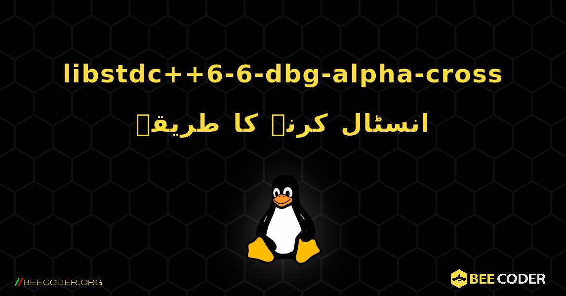 libstdc++6-6-dbg-alpha-cross  انسٹال کرنے کا طریقہ. Linux