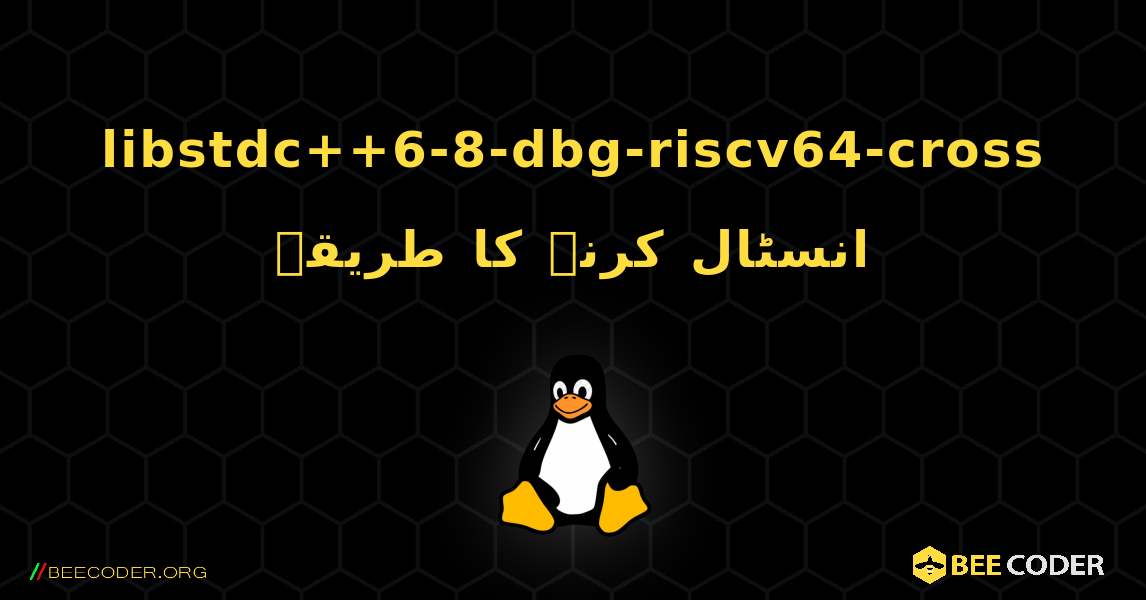 libstdc++6-8-dbg-riscv64-cross  انسٹال کرنے کا طریقہ. Linux