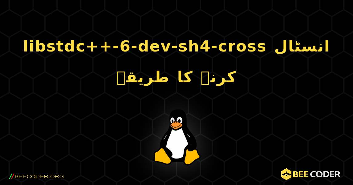 libstdc++-6-dev-sh4-cross  انسٹال کرنے کا طریقہ. Linux