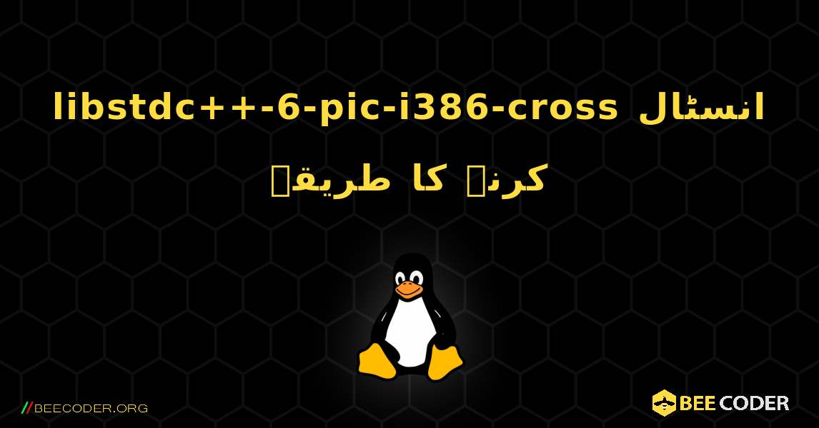 libstdc++-6-pic-i386-cross  انسٹال کرنے کا طریقہ. Linux