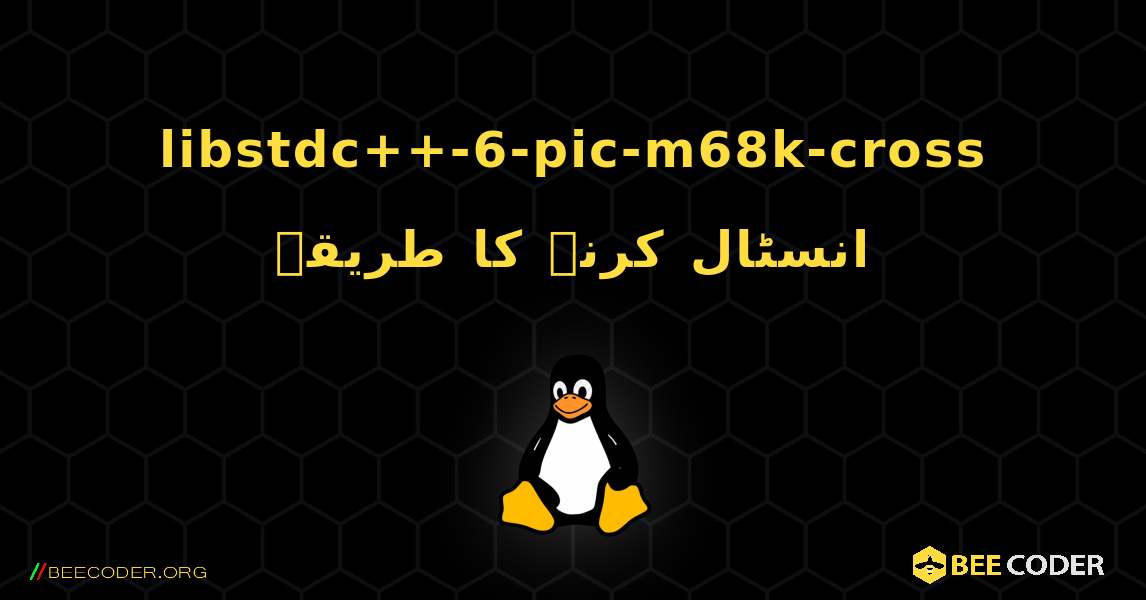 libstdc++-6-pic-m68k-cross  انسٹال کرنے کا طریقہ. Linux