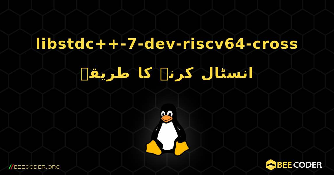 libstdc++-7-dev-riscv64-cross  انسٹال کرنے کا طریقہ. Linux