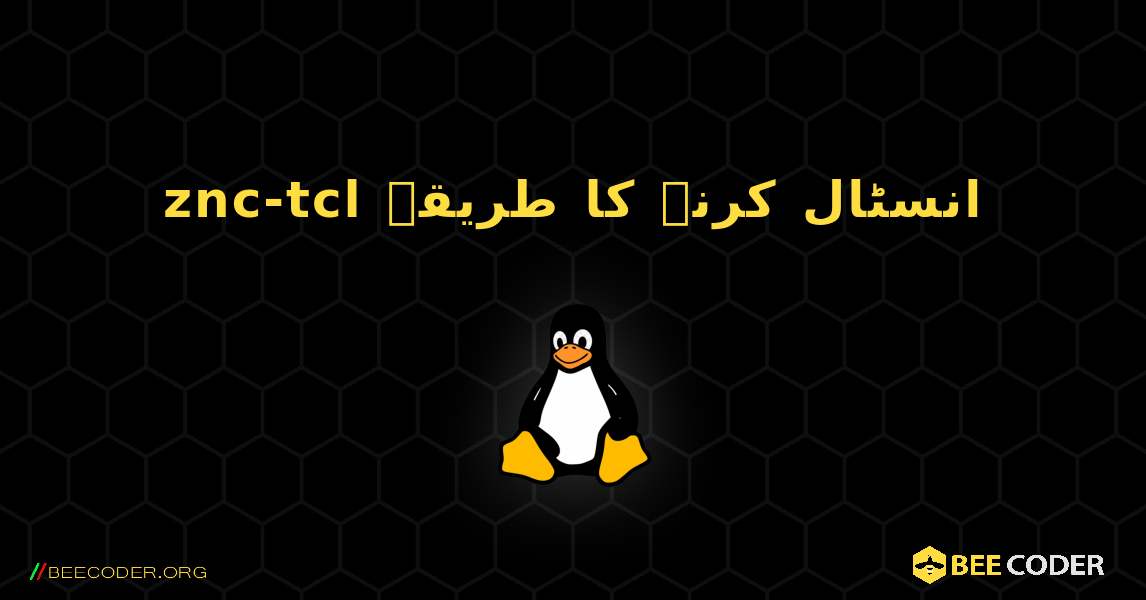 znc-tcl  انسٹال کرنے کا طریقہ. Linux