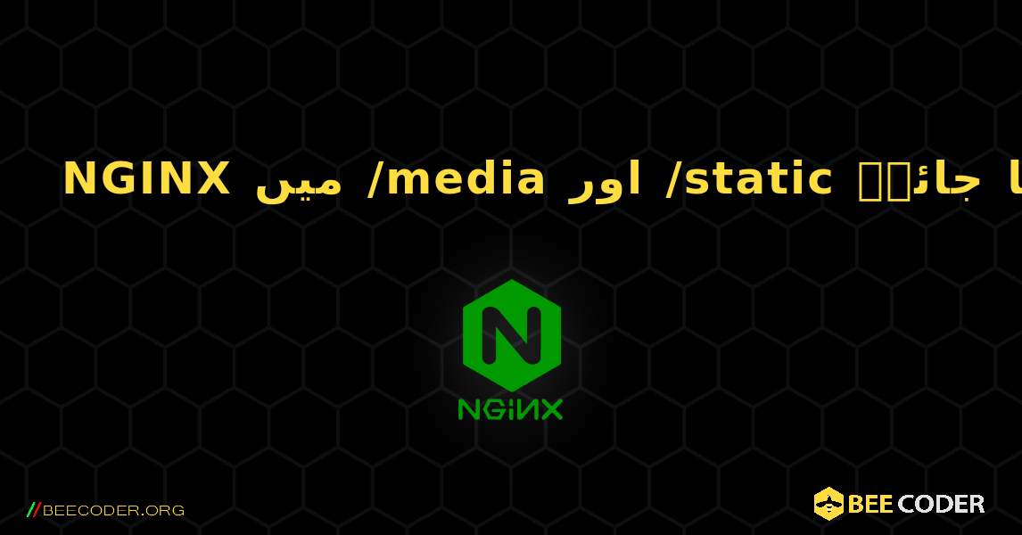 NGINX میں /media اور /static کو کیسے شامل کیا جائے۔. NGINX