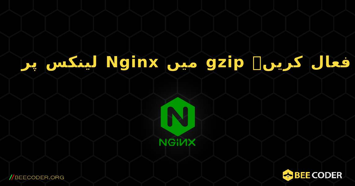 لینکس پر Nginx میں gzip کمپریشن کو کیسے فعال کریں۔. NGINX