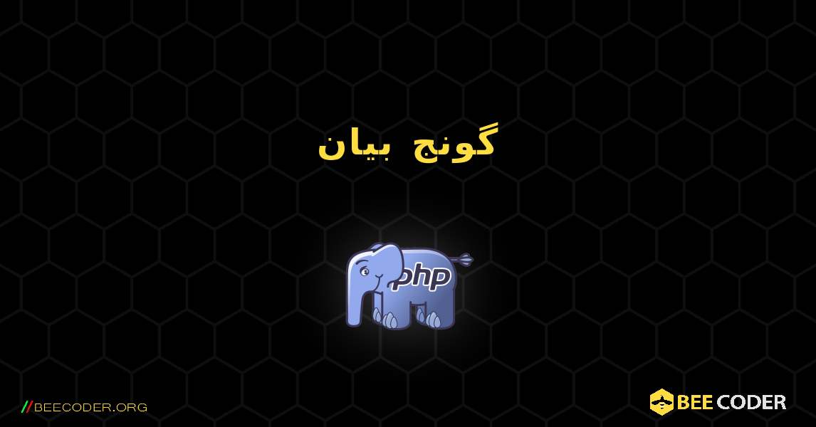 گونج بیان. PHP