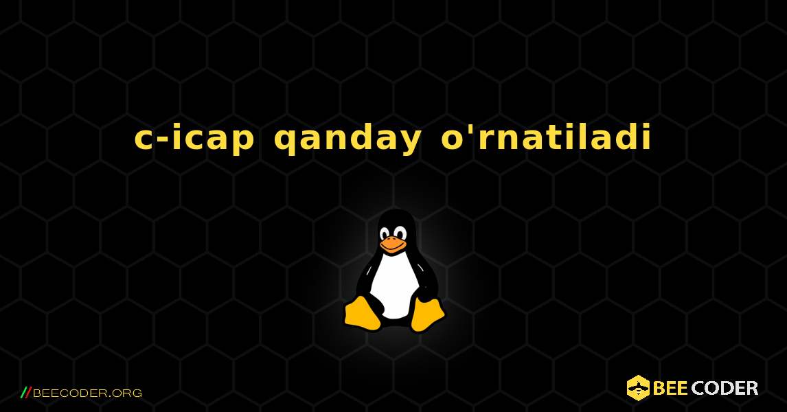 c-icap  qanday o'rnatiladi. Linux