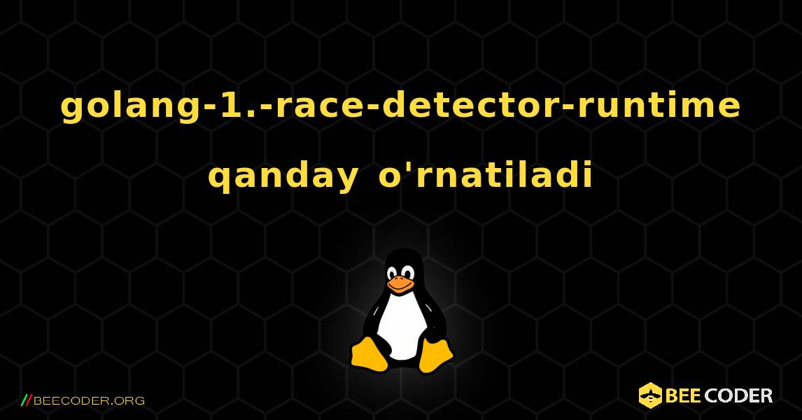 golang-1.-race-detector-runtime  qanday o'rnatiladi. Linux