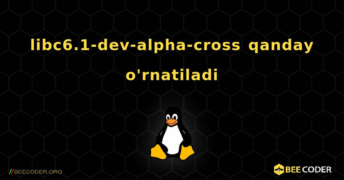 libc6.1-dev-alpha-cross  qanday o'rnatiladi. Linux
