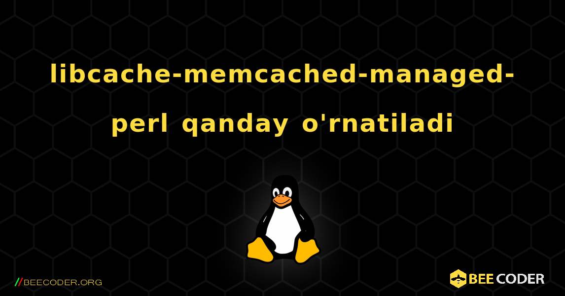libcache-memcached-managed-perl  qanday o'rnatiladi. Linux