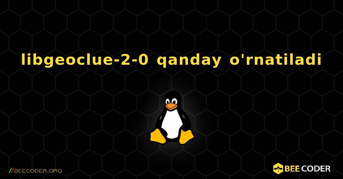 libgeoclue-2-0  qanday o'rnatiladi. Linux