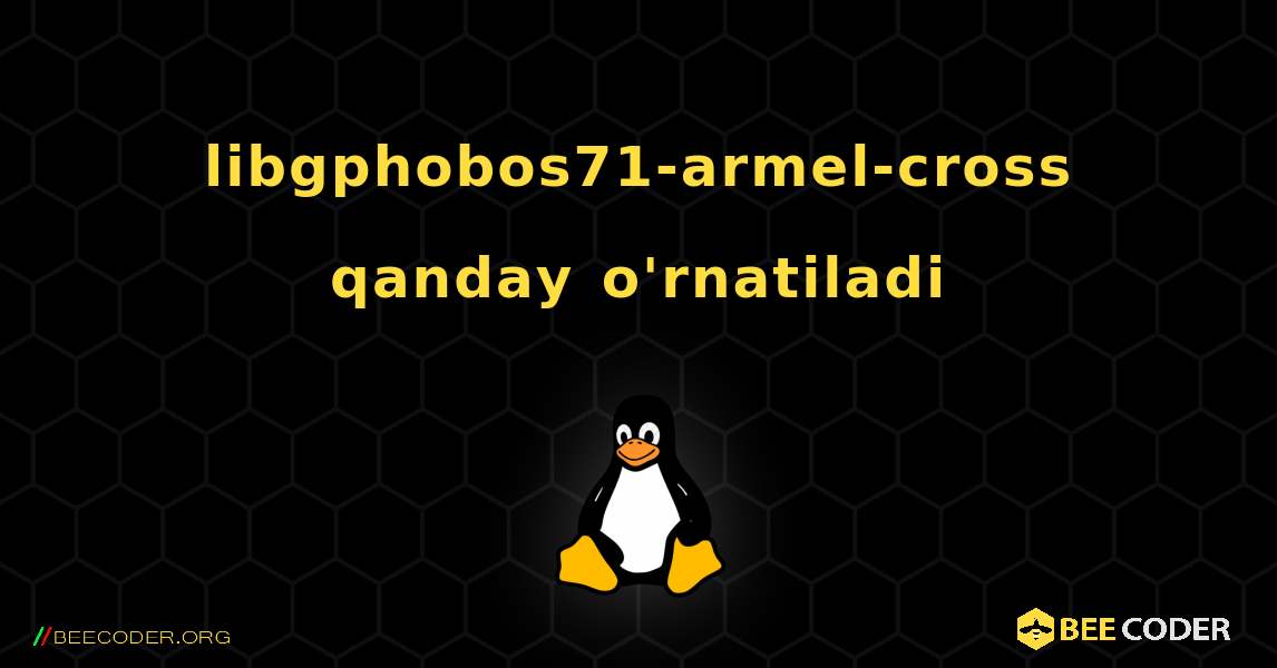 libgphobos71-armel-cross  qanday o'rnatiladi. Linux