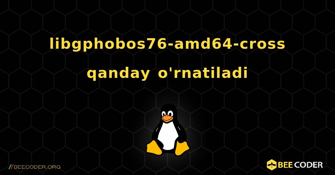 libgphobos76-amd64-cross  qanday o'rnatiladi. Linux