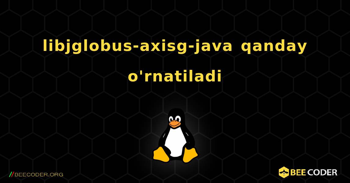 libjglobus-axisg-java  qanday o'rnatiladi. Linux