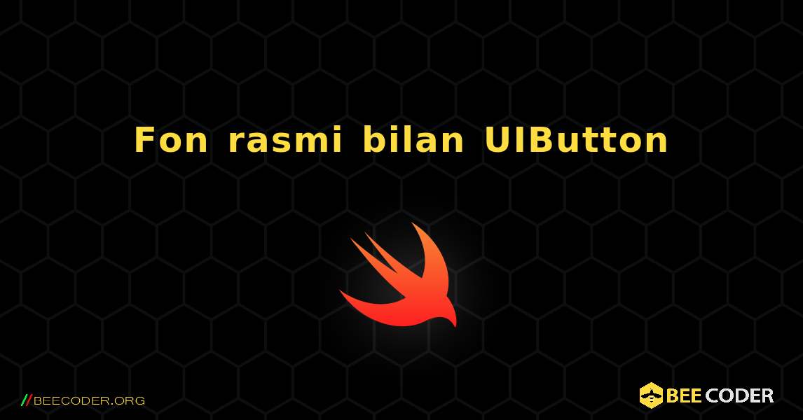 Fon rasmi bilan UIButton. Swift