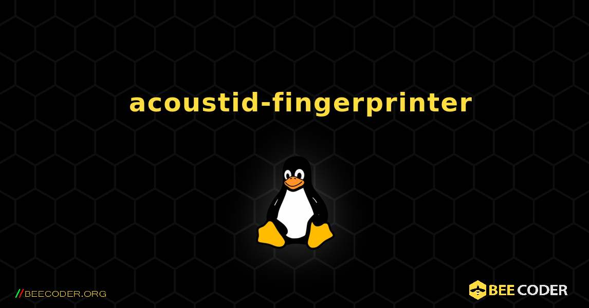 如何安装 acoustid-fingerprinter . Linux