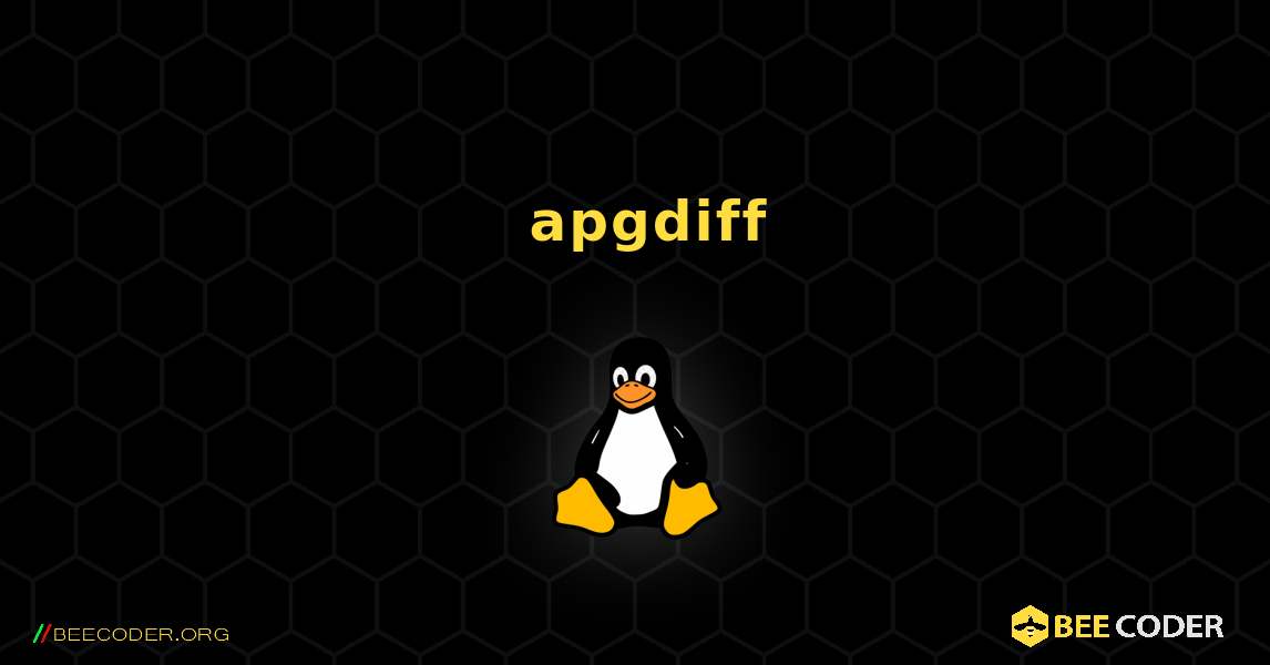 如何安装 apgdiff . Linux