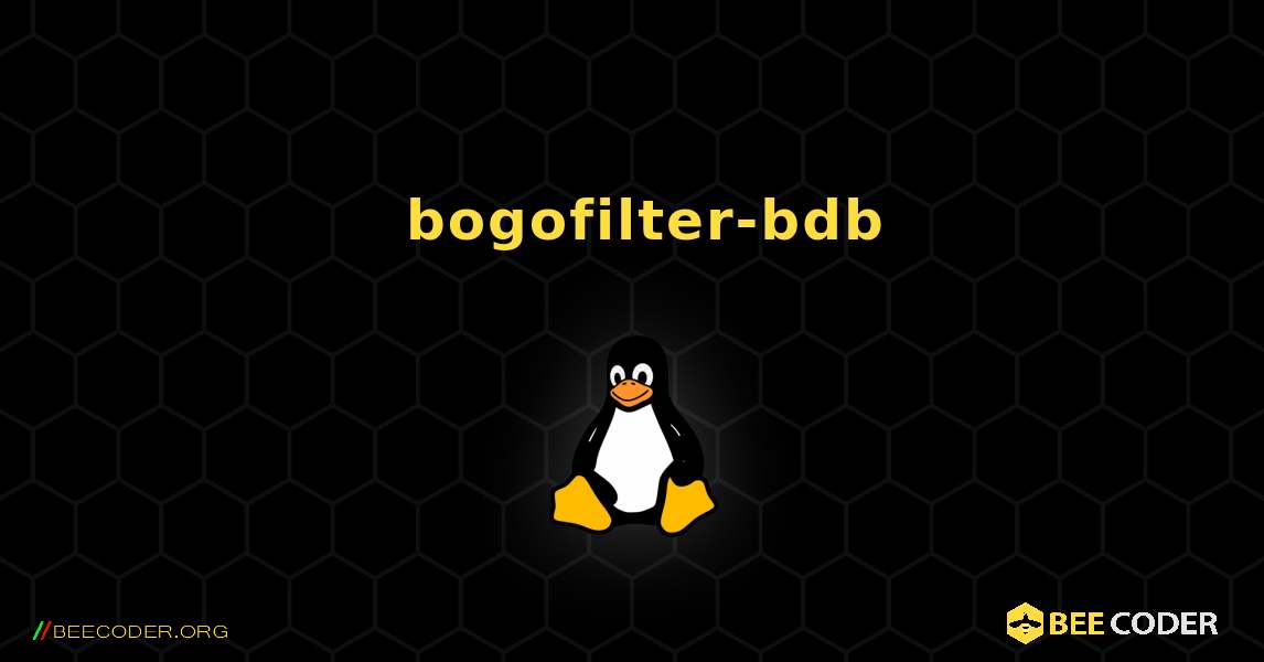 如何安装 bogofilter-bdb . Linux