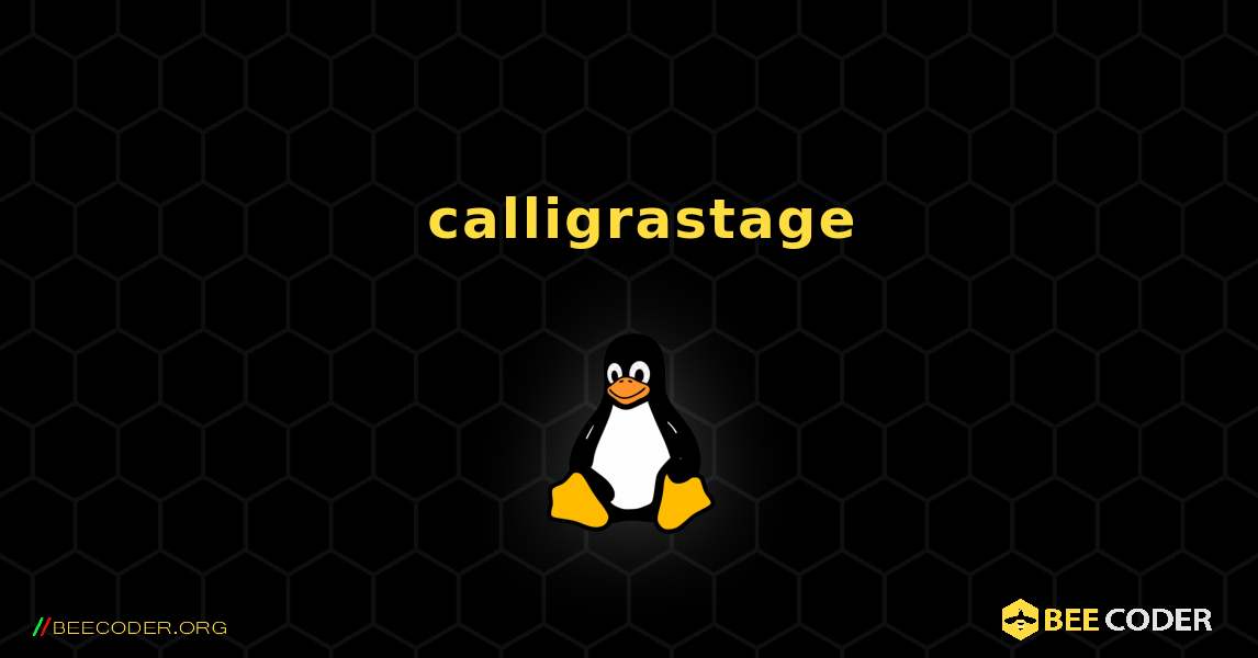 如何安装 calligrastage . Linux