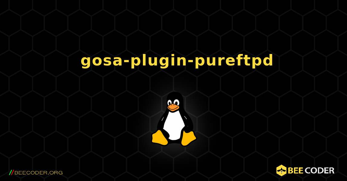 如何安装 gosa-plugin-pureftpd . Linux