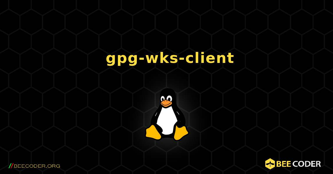 如何安装 gpg-wks-client . Linux