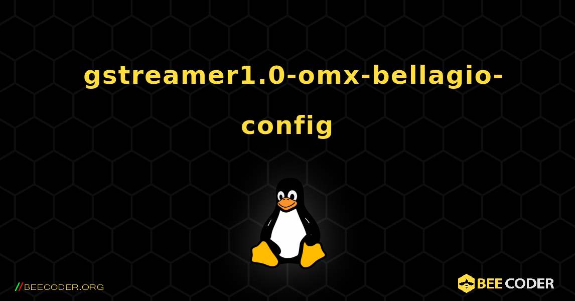 如何安装 gstreamer1.0-omx-bellagio-config . Linux