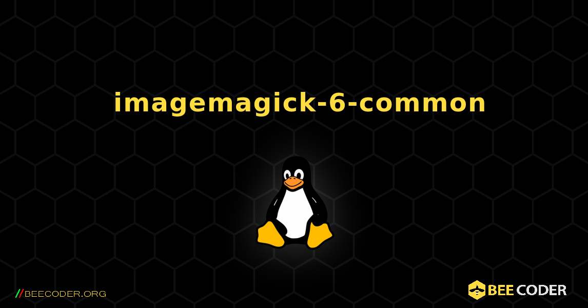 如何安装 imagemagick-6-common . Linux