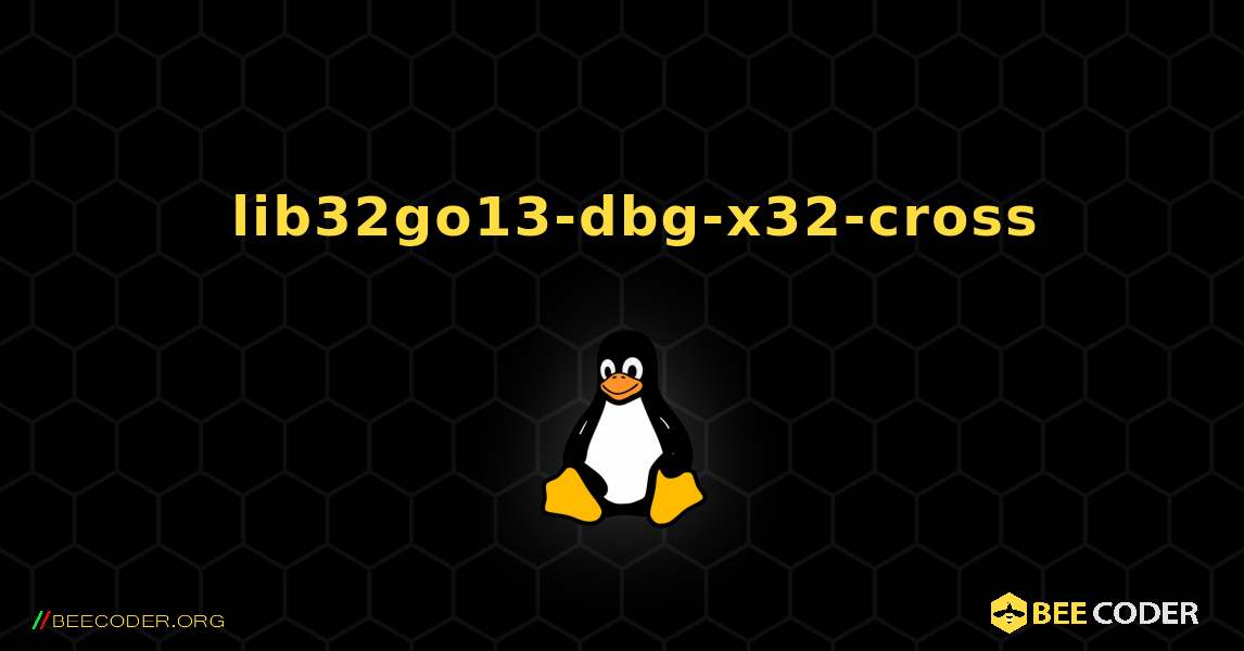 如何安装 lib32go13-dbg-x32-cross . Linux