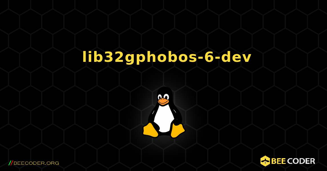 如何安装 lib32gphobos-6-dev . Linux