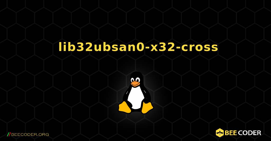 如何安装 lib32ubsan0-x32-cross . Linux